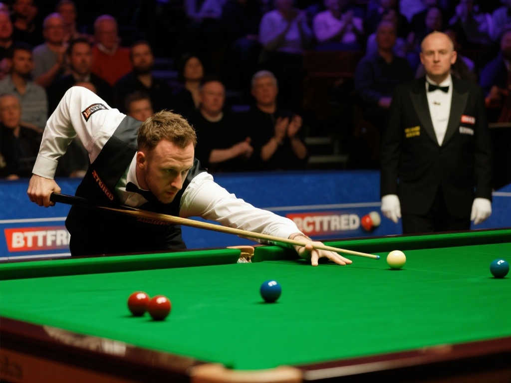 斯诺克世锦赛半决赛：特鲁姆普领先威廉姆斯7-5，进入中场暂停