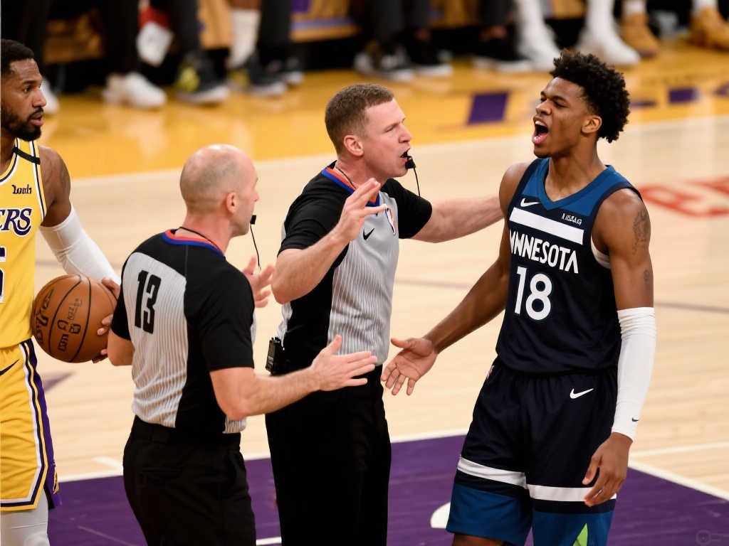 【直击】爱德华兹被罚下场,湖人主场险胜森林狼 【直击】爱德华兹被罚下场,湖人主场险胜森林狼